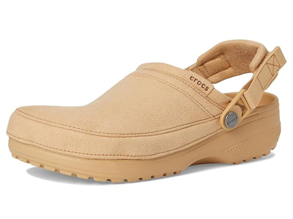Crocs Classic Crafted Vegan Suede Clogs
