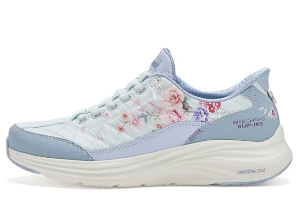 SKECHERS Contour Foam - Cozy Fit Gentle Bloom Hands Free Slip-Ins SKECHERS Contour Foam - Cozy Fit Gentle Bloom Hands Free Slip-Ins