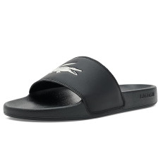 Black/White Lacoste Serve Slides 0.0