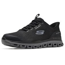 Black/Charcoal SKECHERS Waterproof Glide-Step Sorran Hands-Free Slip-In