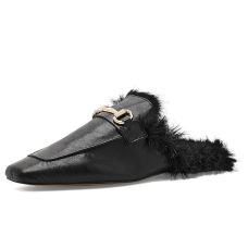 Black Steve Madden Romeo-Fur