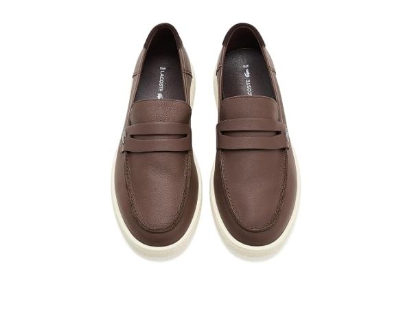 Lacoste Cochet Winter Leather Loafers