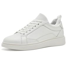 White Leather Steve Madden Panthr