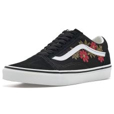 Embroidery Black Vans Old Skool