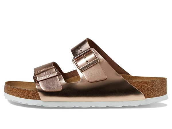 Birkenstock Arizona Soft Footbed - Metallic Leather