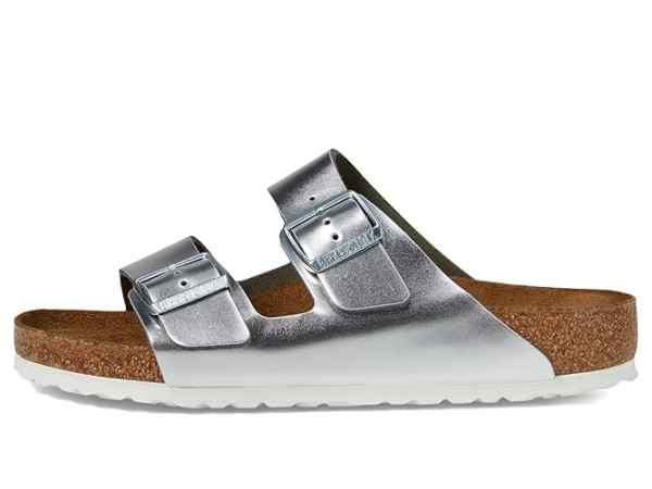 Birkenstock Arizona Soft Footbed - Metallic Leather