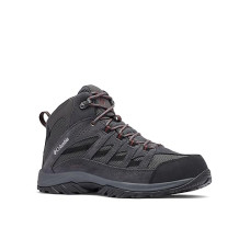 Dark Grey/Deep Rust Columbia Crestwood Mid Waterproof
