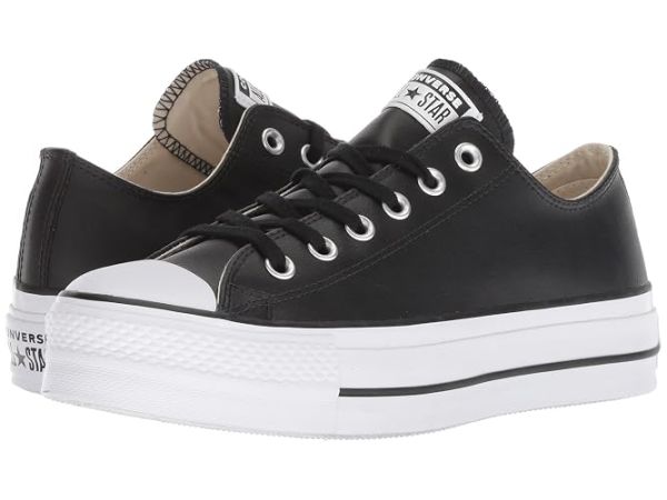 Converse Chuck Taylor All Star Low Top Platform Leather Sneaker