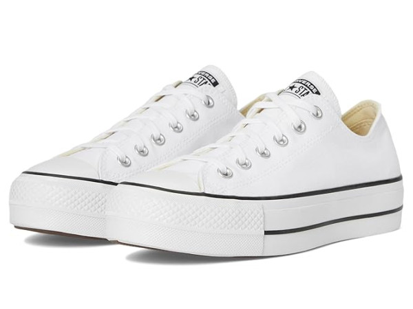 Converse Chuck Taylor All Star Low Top Platform Leather Sneaker