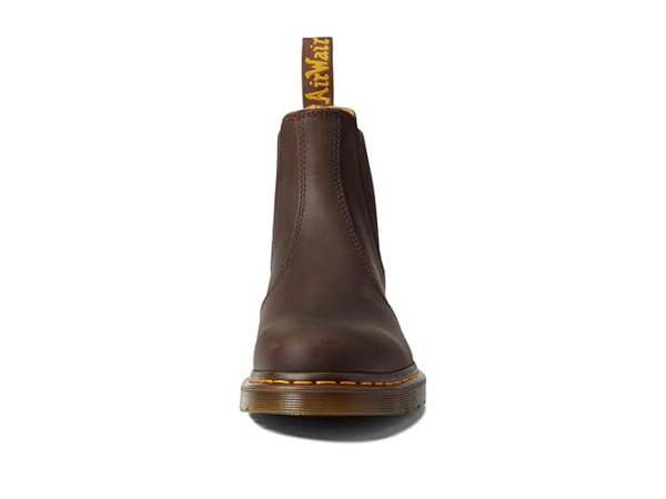 Dr. Martens 2976 Yellow Stitch Smooth Leather Chelsea Boots Dr. Martens 2976 Yellow Stitch Smooth Leather Chelsea Boots