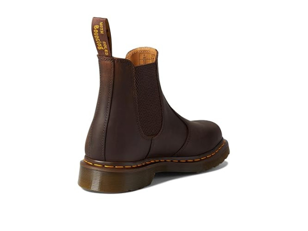 Dr. Martens 2976 Yellow Stitch Smooth Leather Chelsea Boots Dr. Martens 2976 Yellow Stitch Smooth Leather Chelsea Boots
