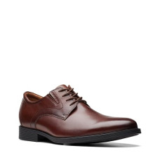 Mahogany Leather Clarks Whiddon Plain