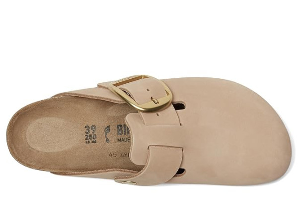 Birkenstock Boston Big Buckle Clog - Nubuck Leather Birkenstock Boston Big Buckle Clog - Nubuck Leather