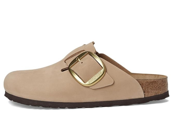 Birkenstock Boston Big Buckle Clog - Nubuck Leather Birkenstock Boston Big Buckle Clog - Nubuck Leather