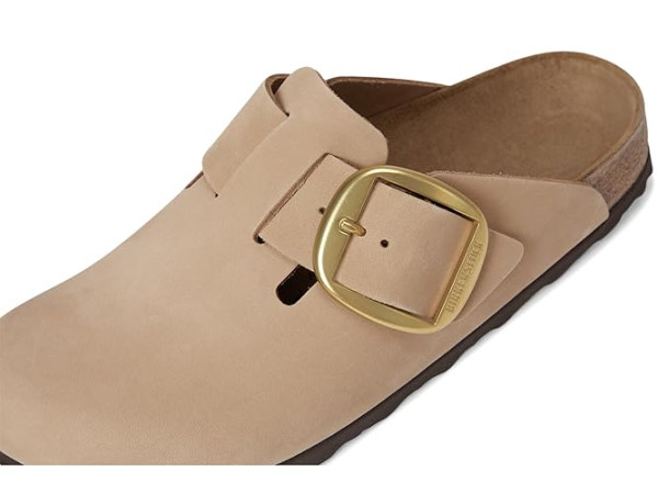 Birkenstock Boston Big Buckle Clog - Nubuck Leather Birkenstock Boston Big Buckle Clog - Nubuck Leather