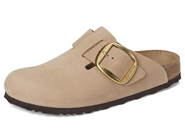 Birkenstock Boston Big Buckle Clog - Nubuck Leather Birkenstock Boston Big Buckle Clog - Nubuck Leather