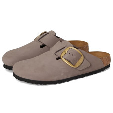Birkenstock Boston Big Buckle Clog - Nubuck Leather Birkenstock Boston Big Buckle Clog - Nubuck Leather