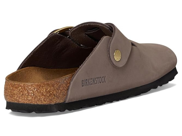 Birkenstock Boston Big Buckle Clog - Nubuck Leather Birkenstock Boston Big Buckle Clog - Nubuck Leather