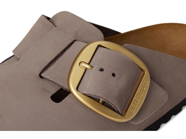 Birkenstock Boston Big Buckle Clog - Nubuck Leather Birkenstock Boston Big Buckle Clog - Nubuck Leather