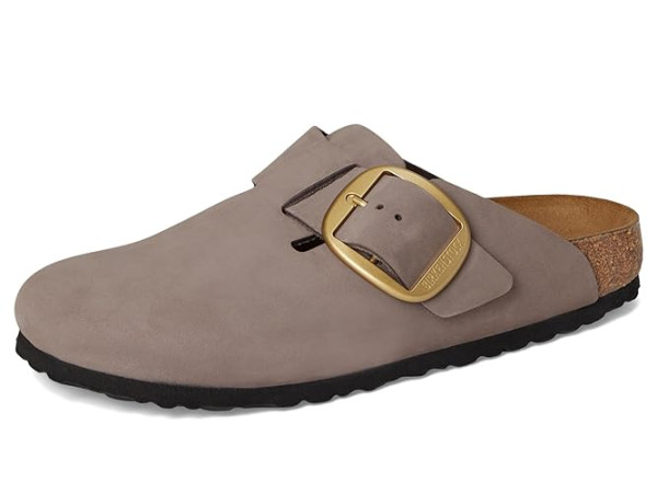 Birkenstock Boston Big Buckle Clog - Nubuck Leather Birkenstock Boston Big Buckle Clog - Nubuck Leather