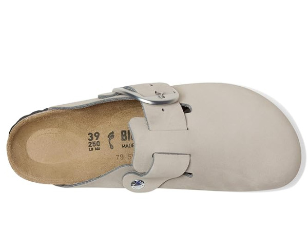 Birkenstock Boston Big Buckle Clog - Nubuck Leather Birkenstock Boston Big Buckle Clog - Nubuck Leather