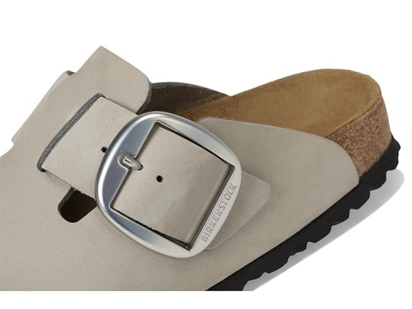 Birkenstock Boston Big Buckle Clog - Nubuck Leather Birkenstock Boston Big Buckle Clog - Nubuck Leather