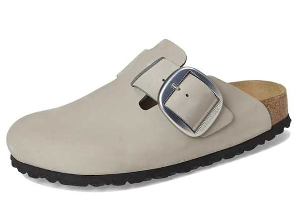 Birkenstock Boston Big Buckle Clog - Nubuck Leather Birkenstock Boston Big Buckle Clog - Nubuck Leather