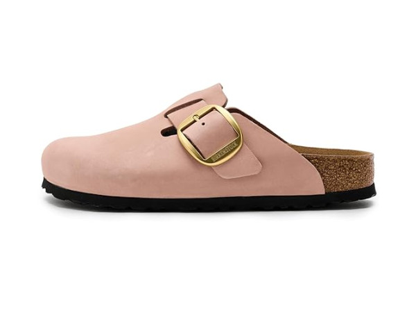 Birkenstock Boston Big Buckle Clog - Nubuck Leather Birkenstock Boston Big Buckle Clog - Nubuck Leather
