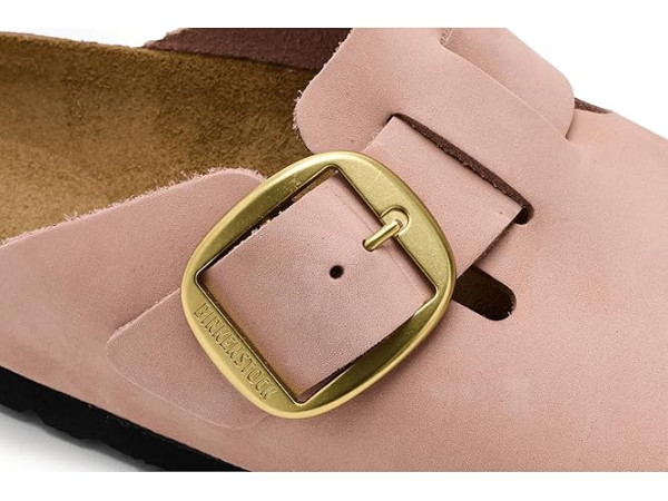 Birkenstock Boston Big Buckle Clog - Nubuck Leather Birkenstock Boston Big Buckle Clog - Nubuck Leather