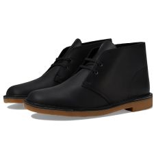 Black Leather Clarks Bushacre 3