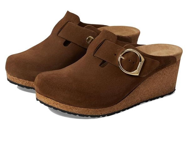 Birkenstock Fanny Wedge Clog - Suede