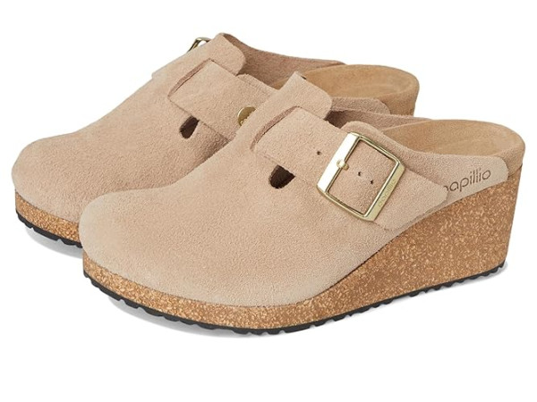 Birkenstock Fanny Wedge Clog - Suede