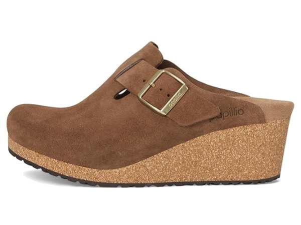 Birkenstock Fanny Wedge Clog - Suede Birkenstock Fanny Wedge Clog - Suede