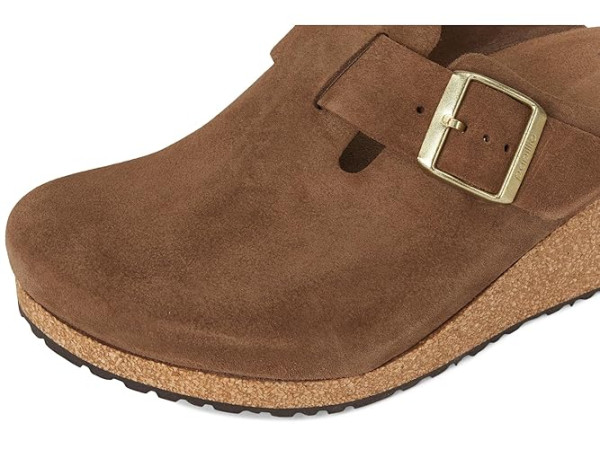Birkenstock Fanny Wedge Clog - Suede Birkenstock Fanny Wedge Clog - Suede