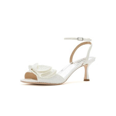 White Satin Badgley Mischka Remi