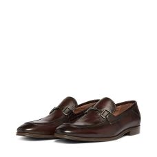 Dark Brown Leather Steve Madden Aahron