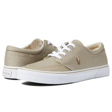 Hampton Khaki/Multi Polo Ralph Lauren Faxon X Low-Top Canvas Sneaker
