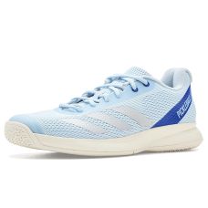 Halo Blue/Silver Metallic/Lucid Blue adidas Courtflash Tennis Shoes