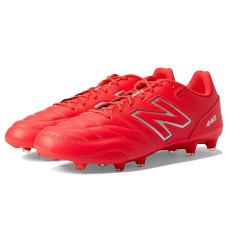 Red/White New Balance 442 V2 Team FG Soccer Cleats