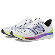 White/Electric Indigo New Balance FuelCell SuperComp Pacer