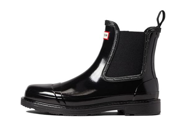 Hunter Commando Chelsea Gloss Boot
