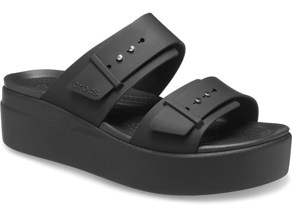 Crocs Brooklyn Buckle Low Wedge