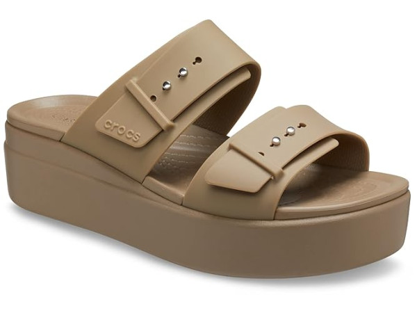 Crocs Brooklyn Buckle Low Wedge