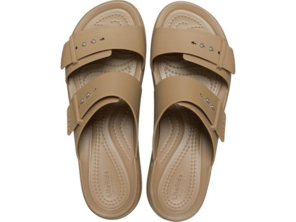Crocs Brooklyn Buckle Low Wedge Crocs Brooklyn Buckle Low Wedge
