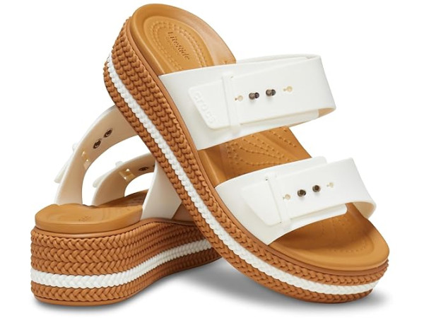 Crocs Brooklyn Buckle Low Wedge