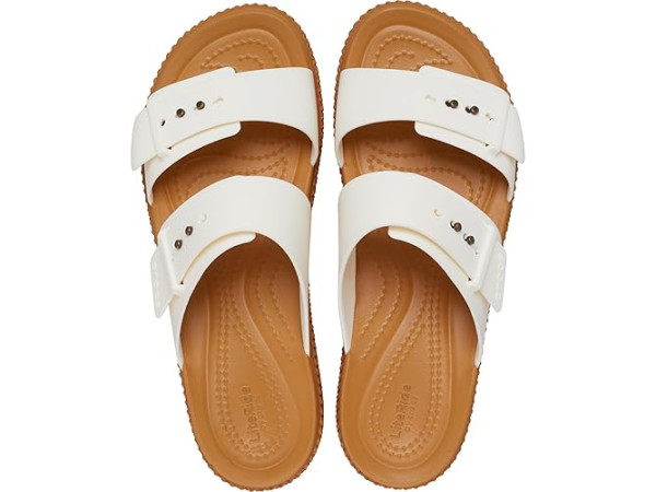 Crocs Brooklyn Buckle Low Wedge Crocs Brooklyn Buckle Low Wedge