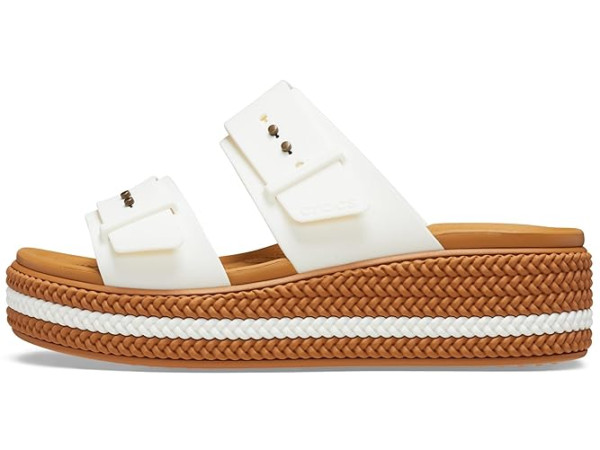 Crocs Brooklyn Buckle Low Wedge Crocs Brooklyn Buckle Low Wedge
