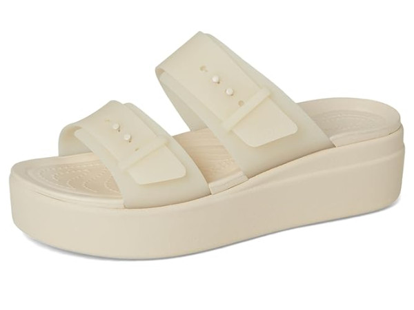 Crocs Brooklyn Buckle Low Wedges Crocs Brooklyn Buckle Low Wedges