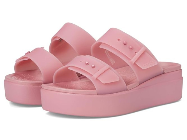 Crocs Brooklyn Buckle Low Wedge