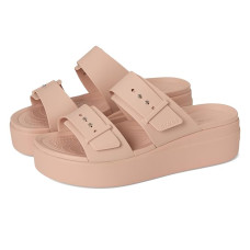 Crocs Brooklyn Buckle Low Wedge